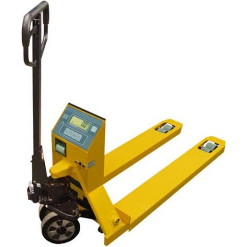 Wózek paletowy z wagą Economy Plus 2200kg, podziałka 1kg ,  BEZ legalizacji, z Drukarką