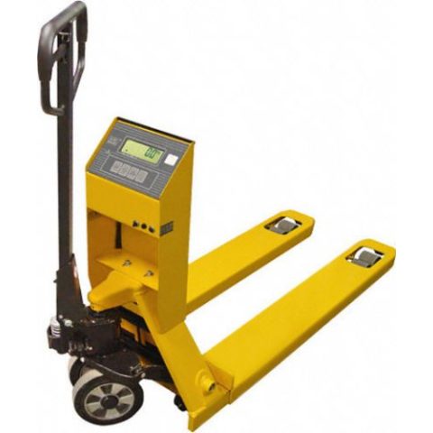 Wózek paletowy z wagą Standard  1100/2200kg, podz. 500g/1kg , Do legalizacji