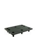 Półpaleta plastikowa 800x600mm, gniazdowa, czarna