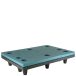Półpaleta plastikowa 800x600mm, gniazdowa, czarna